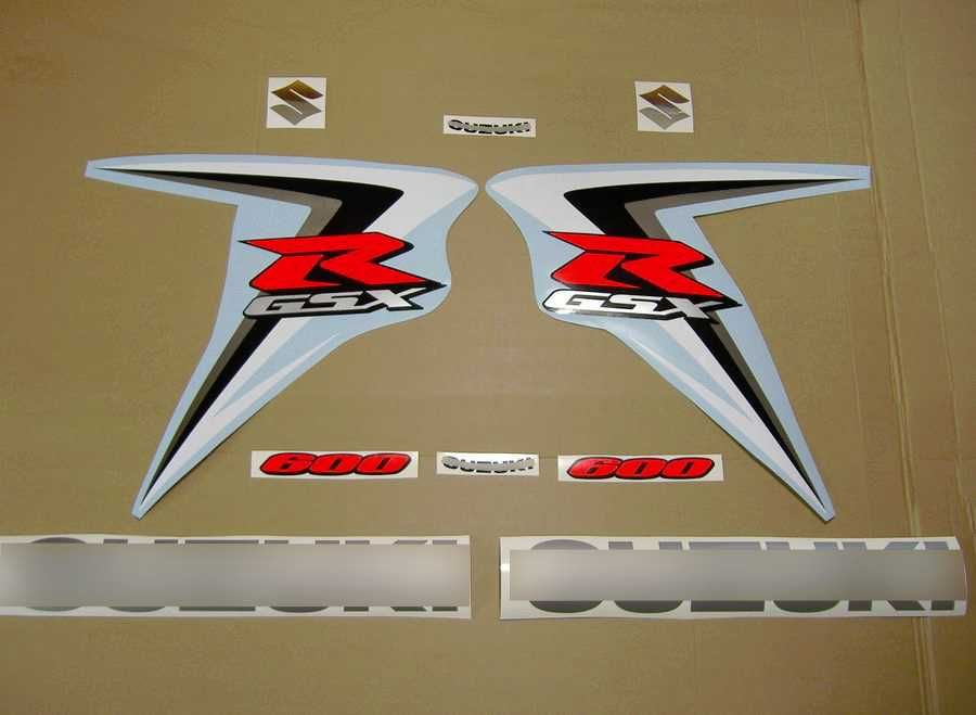 Стикери Сузуки 600 GSXR 2006г.-2007г. Suzuki GSX-R к6 к7 k6 k7 лепенки