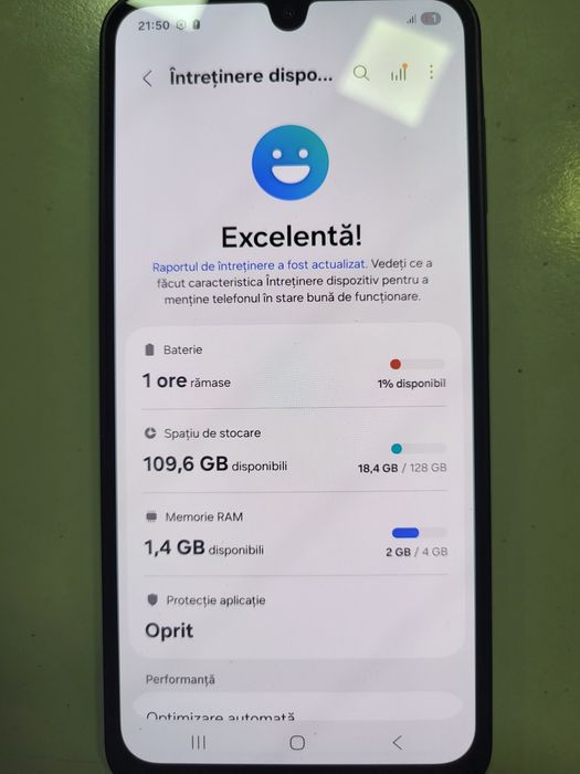 Galaxy A17 Black Impecabil ca Nou Poza Reale