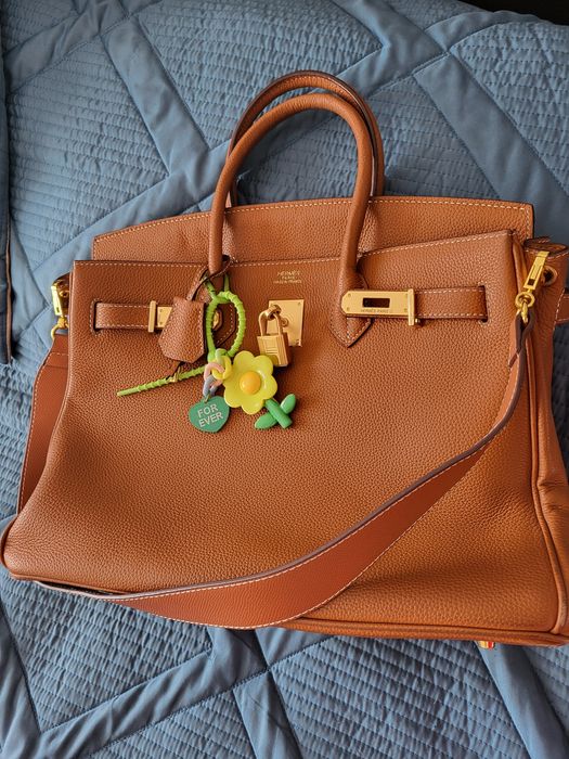 Сумка карамельного цвета Hermes