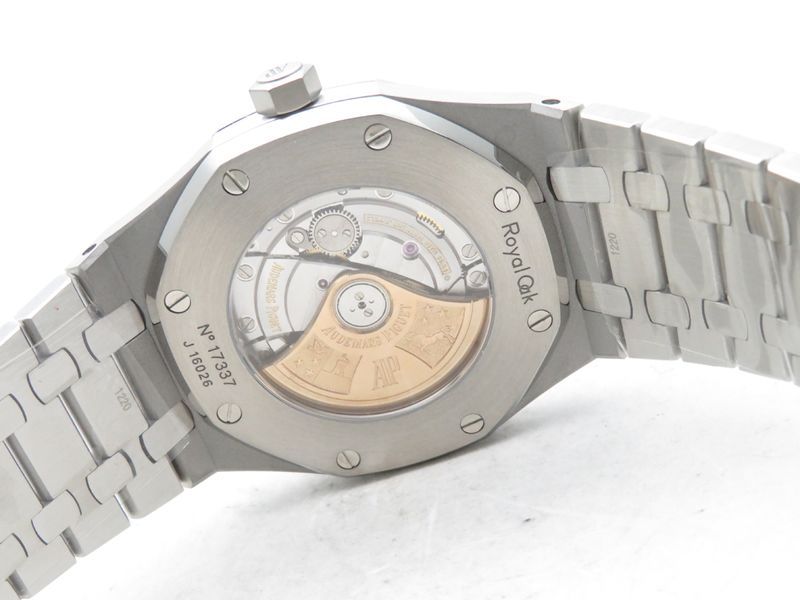 Audemars Piguet Royal Oak 15400 41mm Черен циферблат - мъжки часовник - QC снимки