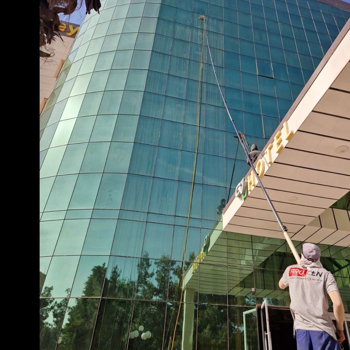 Teleskopik shtangalar. Телескопический штанги для мытя фасадов!