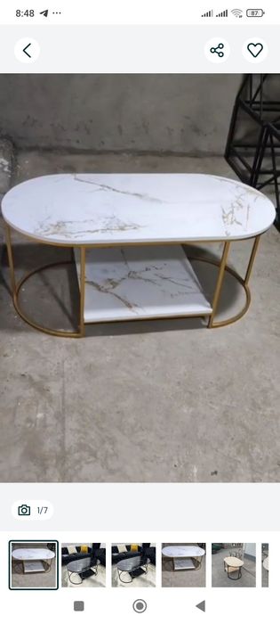 Loft mebel jurnalniy stol