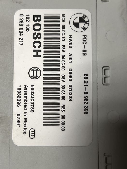 Modul senzor paracare fata spate pdc BMW seria 1 seria 3 cod6982403