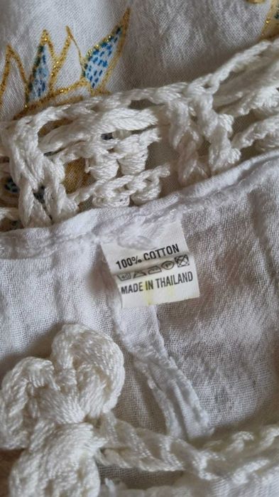 Fusta midi bumbac 100%, dublura de bumbac, talie crosetata, marime universala
