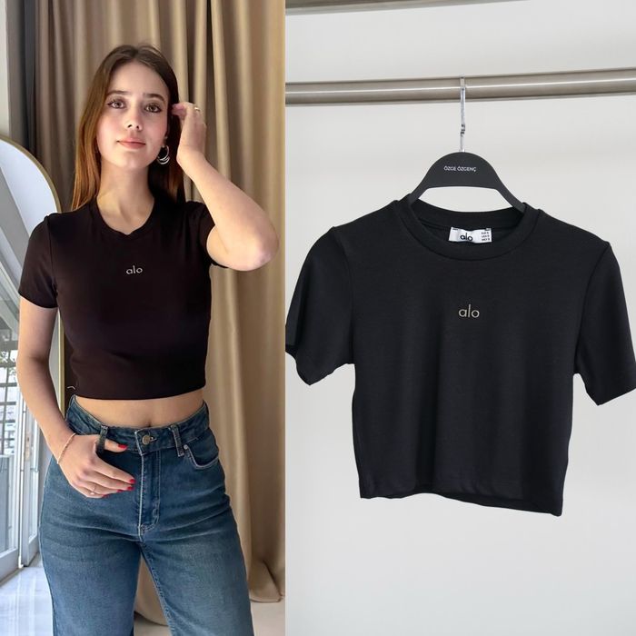 Кроп топы Calvin Klein и ALO