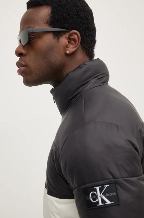 Мъжко пухено яке :  Calvin Klein Jeans Non Down Blocking Puffer Jacket М