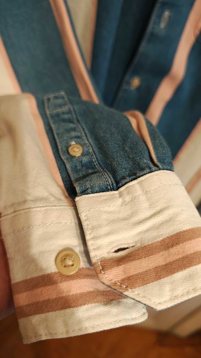 Camasa denim crem/bej Selected Homme - barbati Marimea M