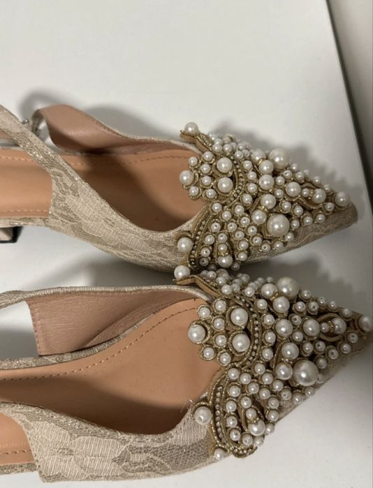 Pantofi eleganti cu toc mic