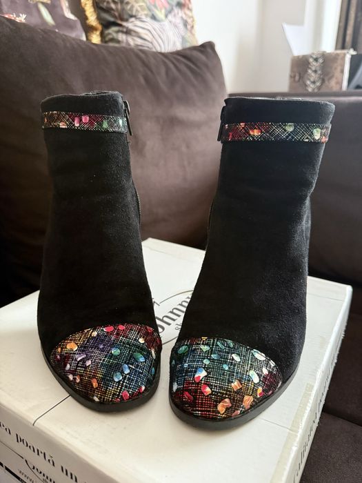 Botine din piele întoarsă - super comode