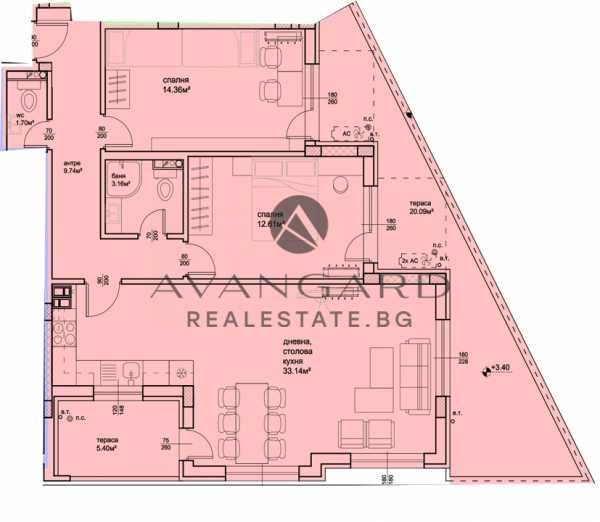 Продава се Тристаен апартамент в Пловдив, Христо Смирненски - 135 кв.м за 1203 €/кв.м - Снимка #3
