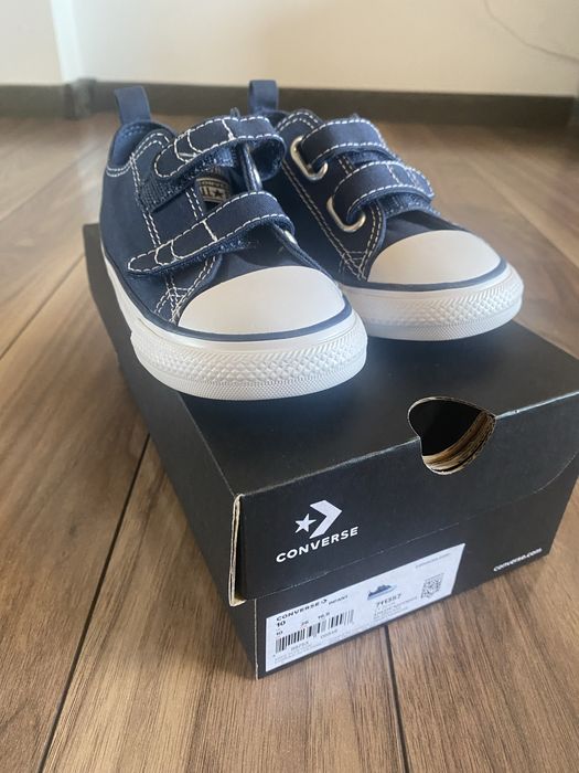 Чисто нови детски обувки Converse, Тъмносини, 22