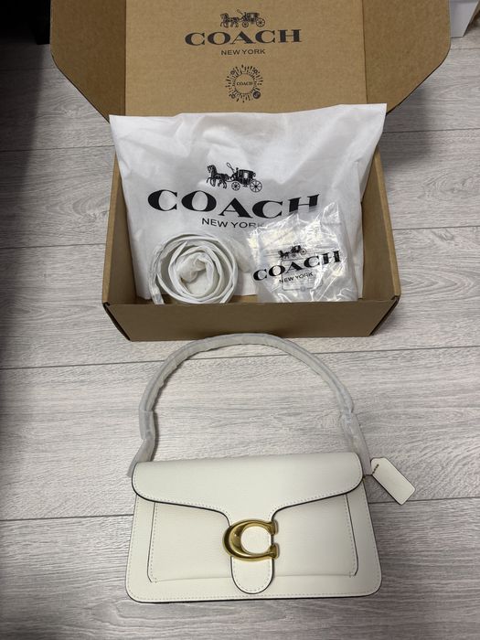 Geanta Coach Tabby 26 alba