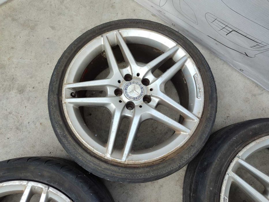 Set 4 Jante aliaj R18 8J 225/40 / 8.5J 255/35 5x112 Mercedes-Benz C W204 2011 / [2007-2014] / (11Y)