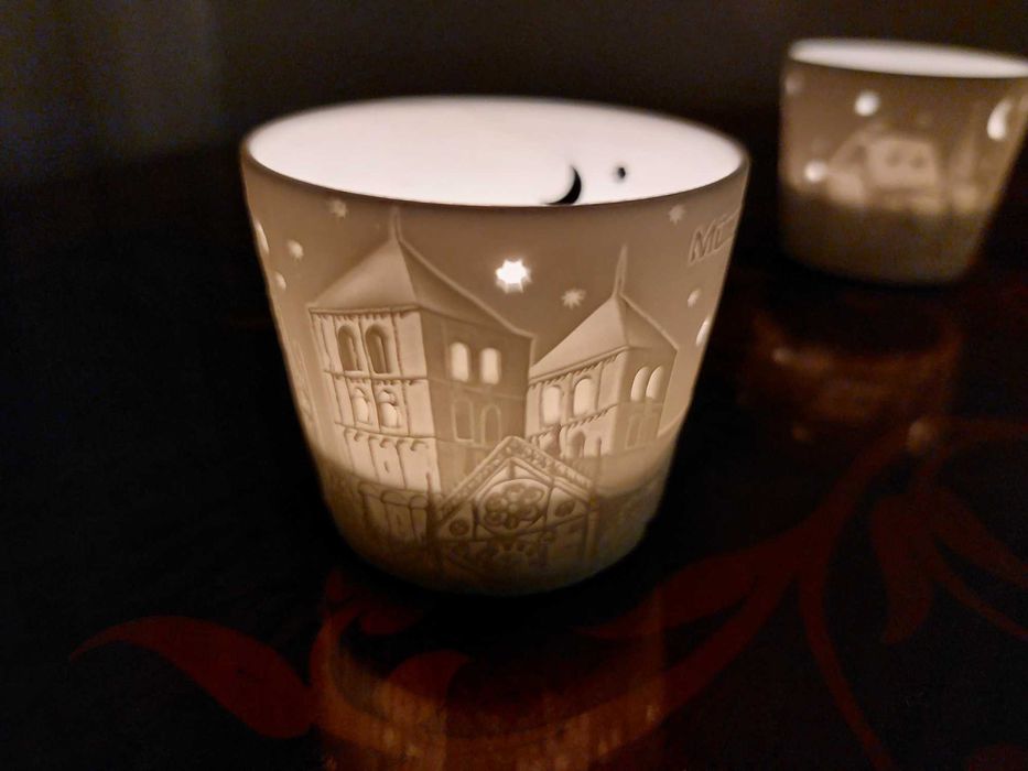 3 suporturi lumanare Starlight Craciun