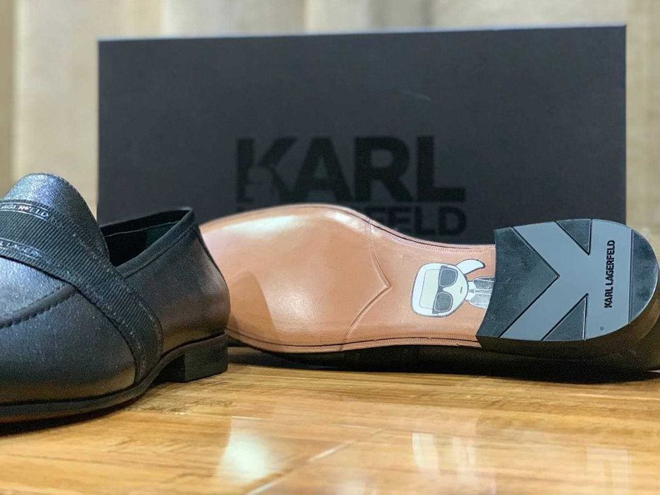 Karl Lagerfeld мужские кожаные лоферы РАЗМЕР 45