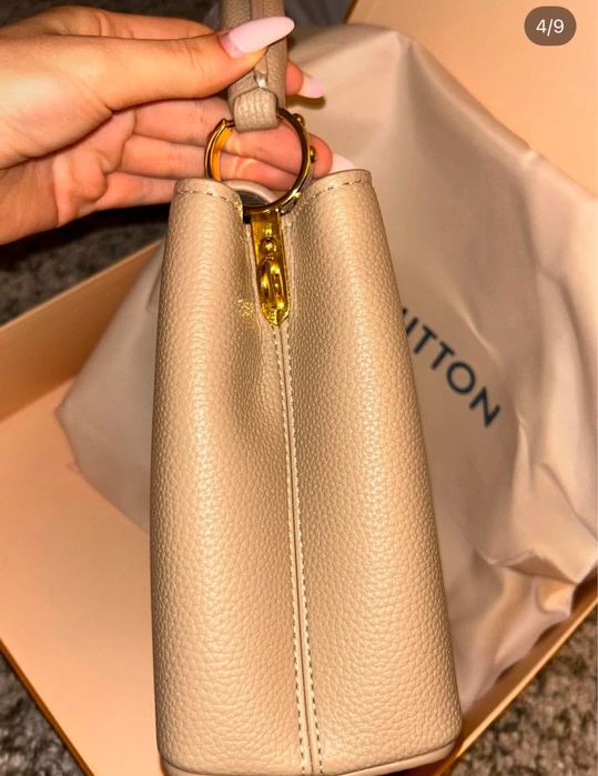 Geanta Louis Vuitton Vapucines piele naturala pe stoc