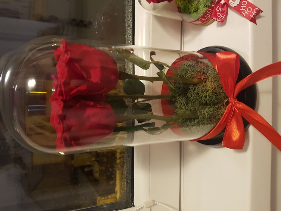 Trandafiri criogenati rosii