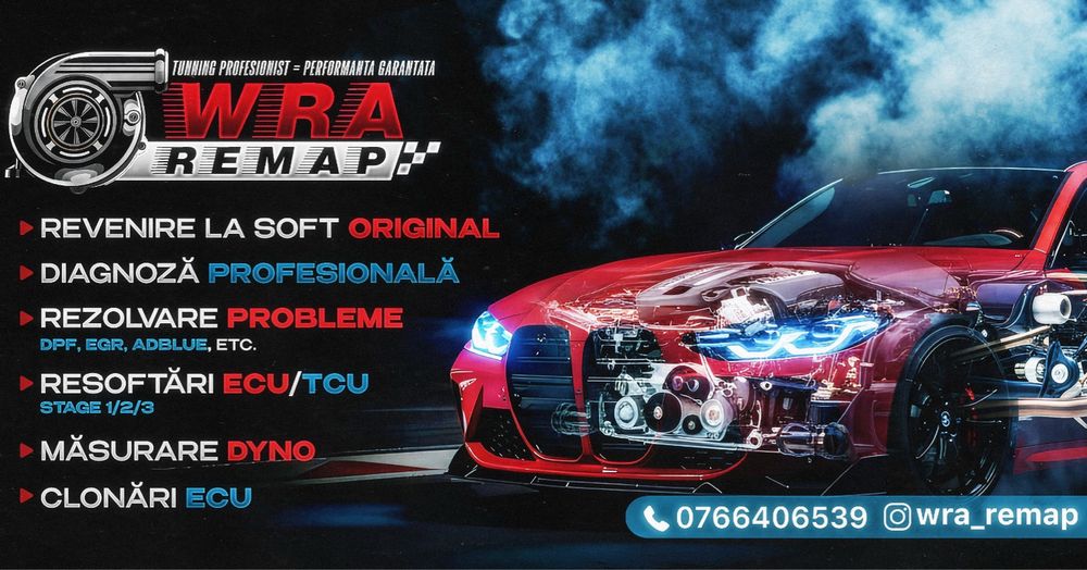 Resoftări stage 1 / 2 / resoftari dpf/ adblue/ egr/ scr/ hardcut/ pops