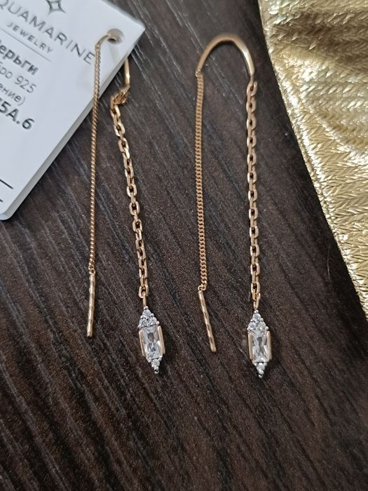 Серьги новые (серебро)