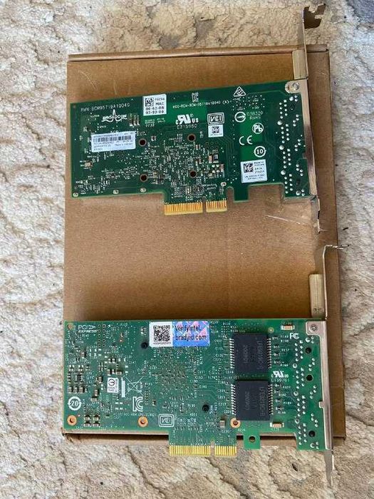 Сетевая карта Intel, Broadcom