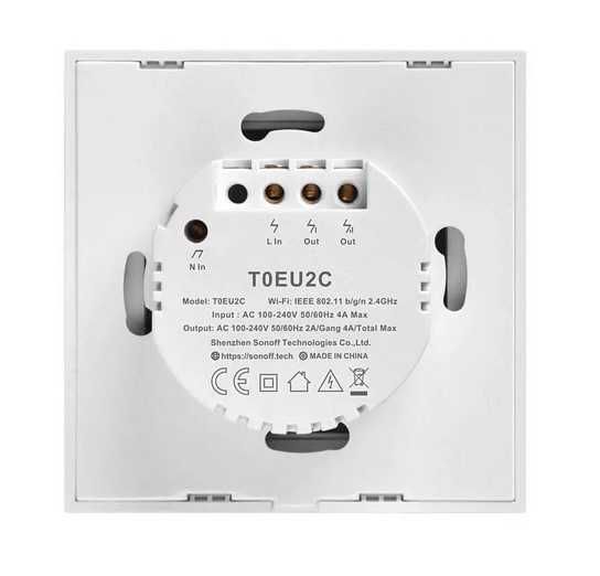 РАЗПРОДАЖБА Sonoff единичен или двоен ключ за осветление с WiFi