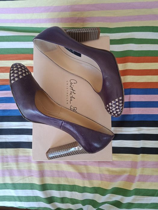 Pantofi din piele de capră