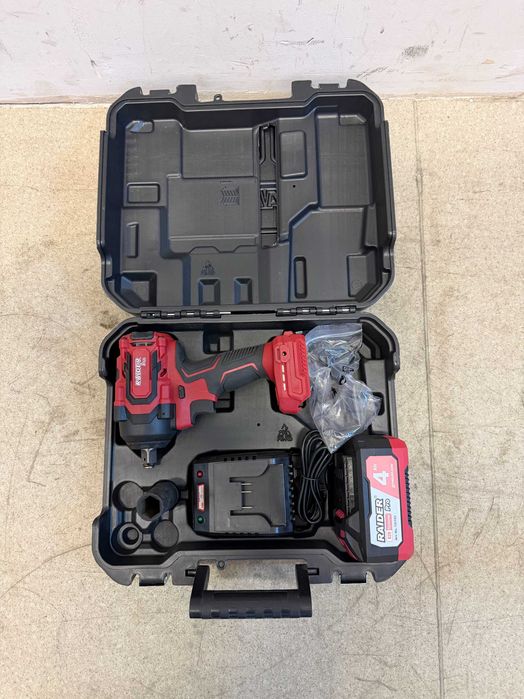 Гайковерт пневм. ударен/R20 Гайковерт безчетков 1/2" 550Nm куфар 1x4Ah