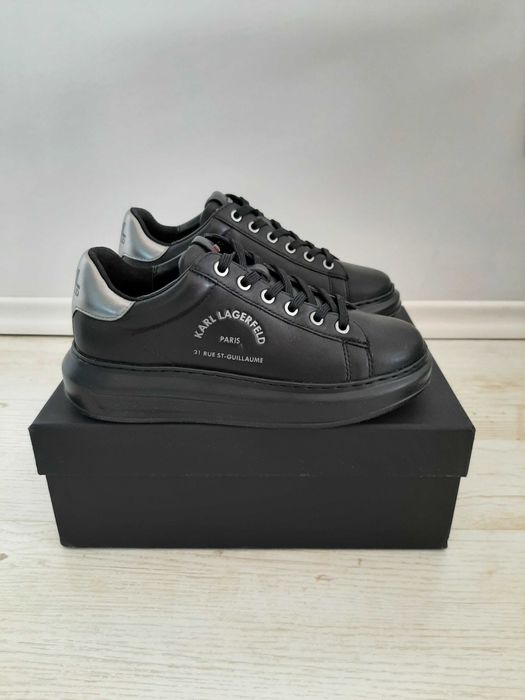 Кожени маратонки  Karl Lagerfeld  KAPRI