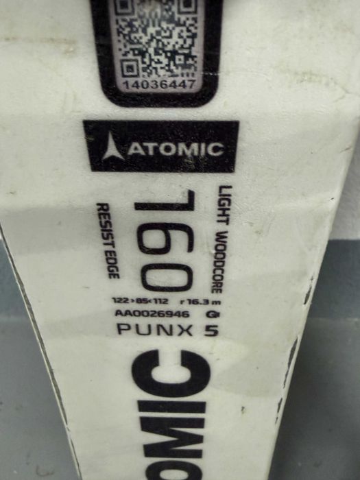 schi atomic punx 5 160 cm