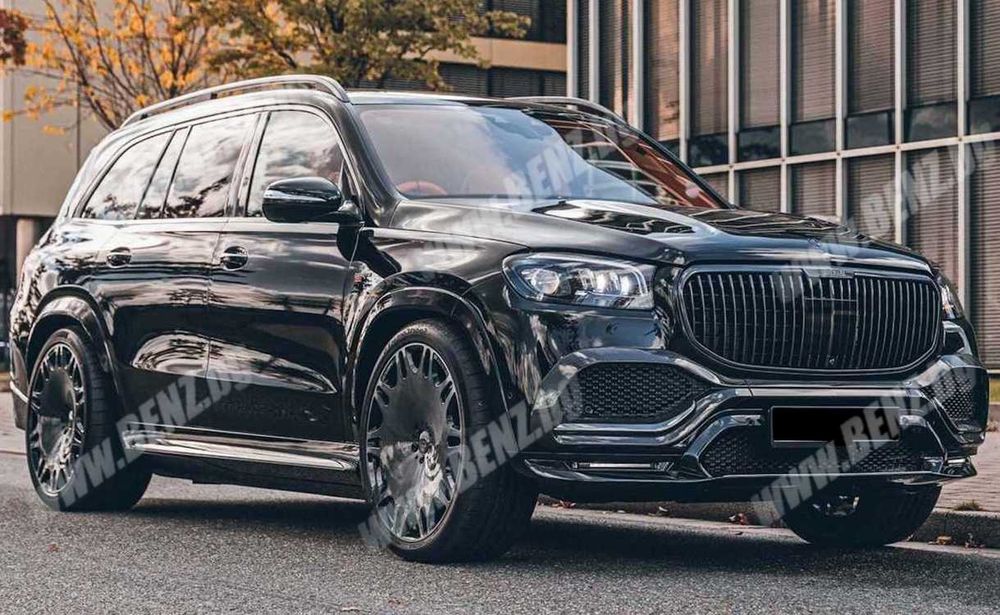 Maybach Style решетка за Мерцедес GLS X167 Чернa хром hrom cherna