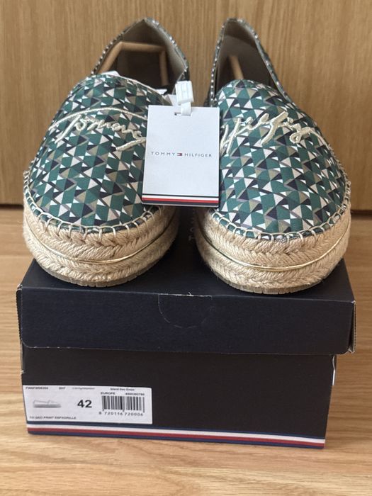 Дамски еспадрили Tommy Hilfiger – №42, зелени, чисто нови