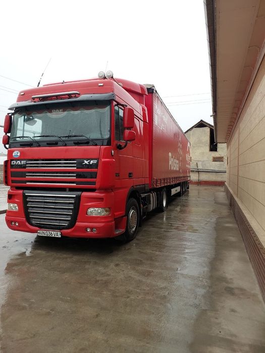 DAF XF95 EURO 3 + KRONE прицеп MEGA Сотилади