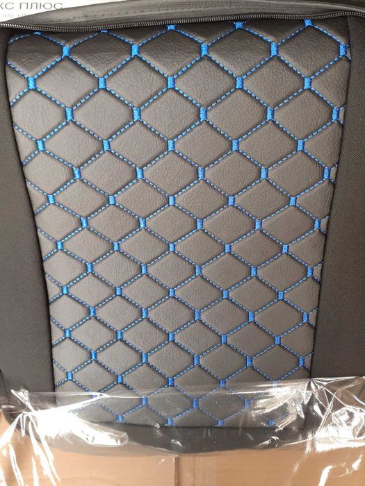 Тапицерия от кожа и плат - комплект калъфки за седалки-универсална