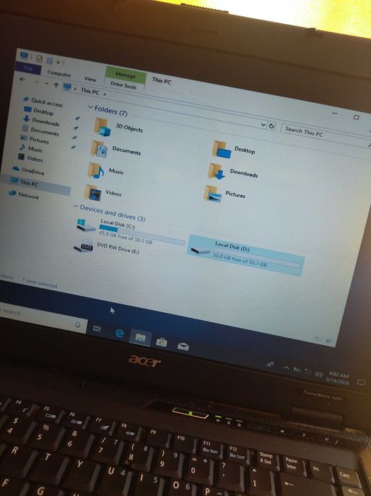 Laptop dual core 4 gb ram