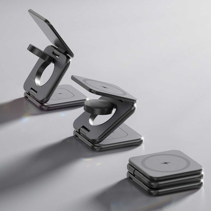 KUXIU X40 3-in-1 MagSafe Foldable Charging Stand sotiladi.