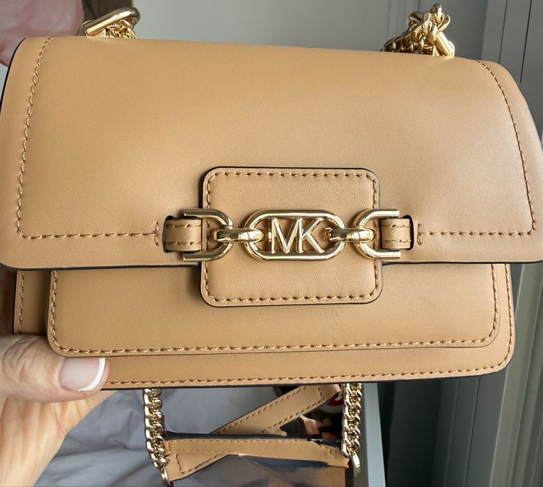Michael Kors Geantă crossbody Heather mică din piele