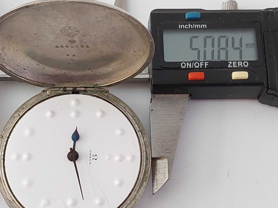 RRR Omega pocket watch/Омега произведен за незрящи хора