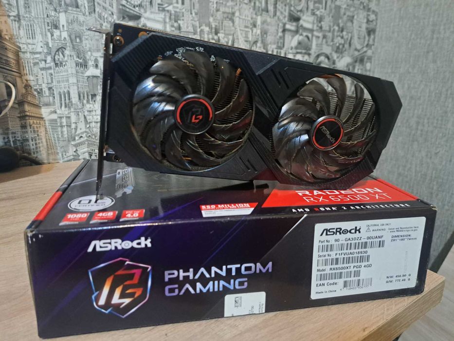 ASRock AMD Radeon RX 6500 XT 4GB