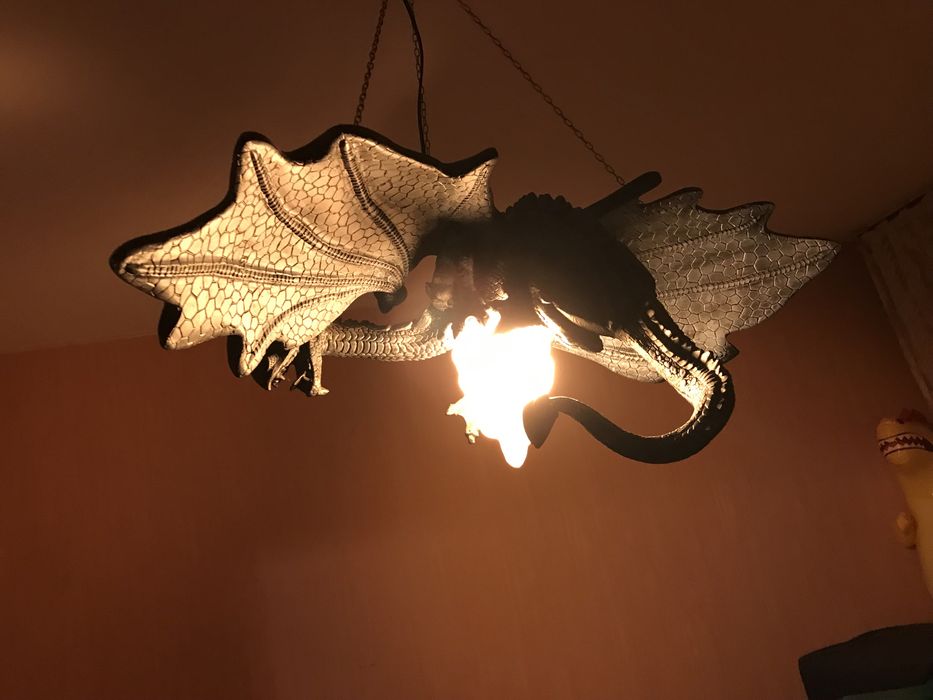 Лампа за детска стая дракон