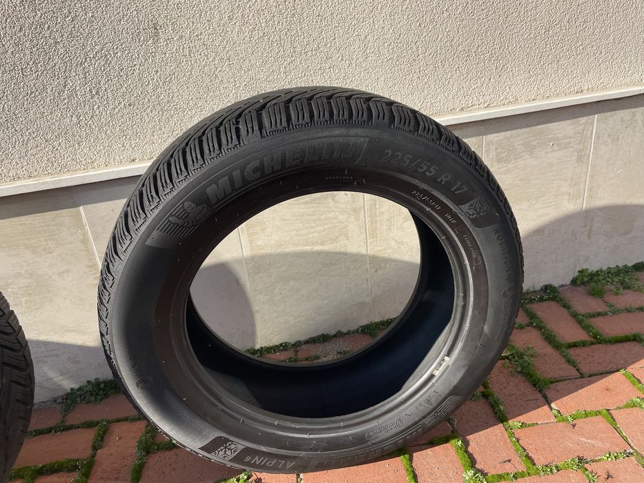 Зимни гуми Michelin Alpin 6 225/55 R17  101V DOT2822 Грайфер около 7мм