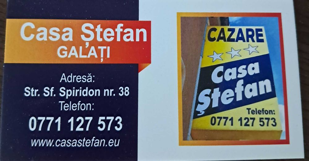 Camere de  închiriat în regim hotelier la Casa Ștefan Galați 0771127573