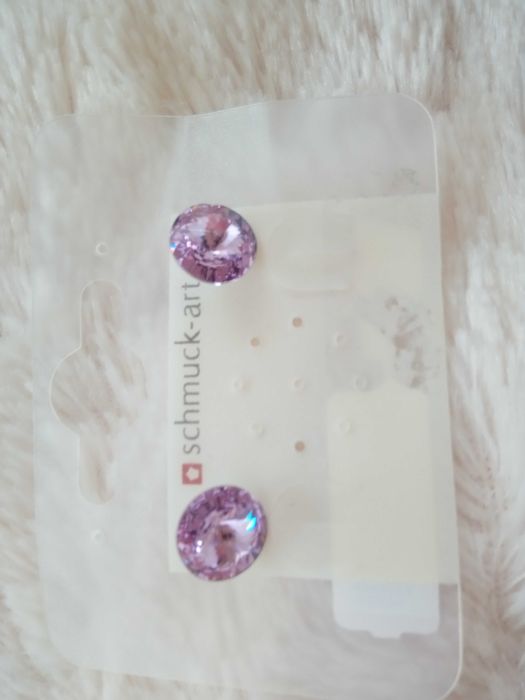 Обици с кристали