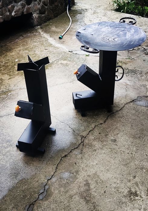 Ракетна печка на дърва