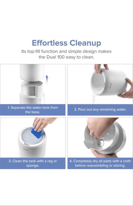 Овлажнител за въздух Levoit , Бял