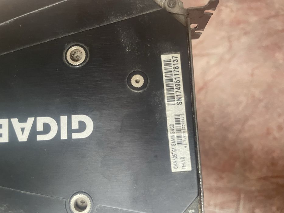 Gigabyte 1050 ti 4gb “FAN STOP”