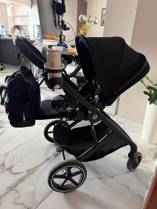 Cybex Balios  S Lux  бебешка Количка 5 В 1 MOON BLACK