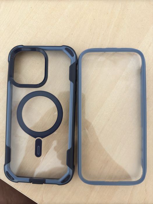 Husa iblason iphone 15 pro max albastra