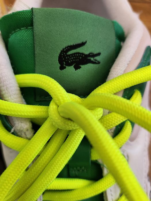 Маратонки LACOSTE l003 neo 123 sma off wht/grn