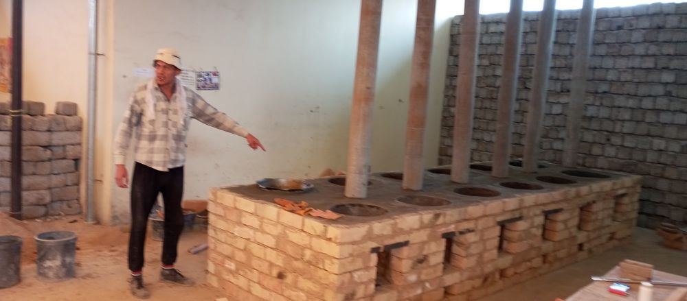 Летняя кухня и мангал очок Тандер курамиз