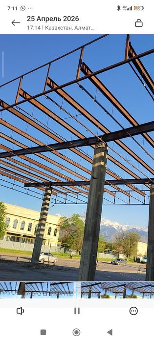 Продам двутавровые балки ,б/у